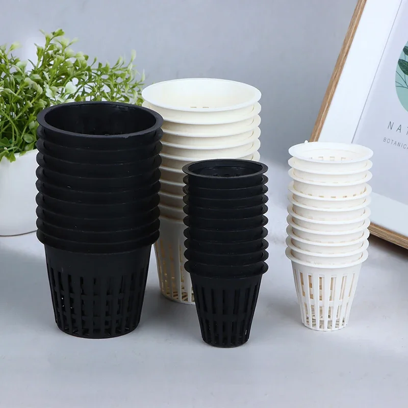 Grow Orchids Hydroponics Cups Planting Mesh Pot Soilless Net Basket Slotted Colonization Container