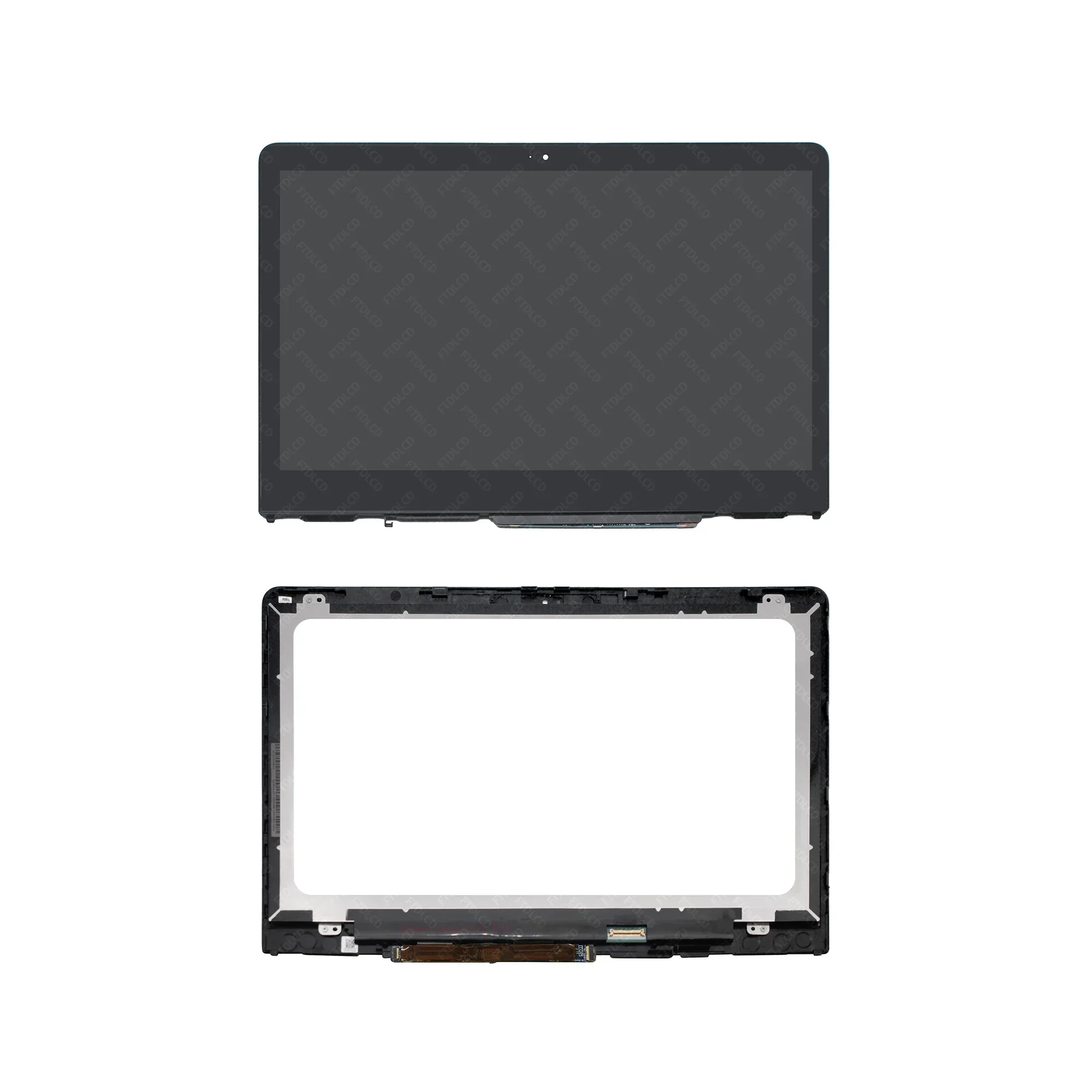 for HP Pavilion X360 14-BA 14M-BA Series B140XTN02.E N140HCE-EBA LCD Screen Display Touch Digitizer Glass Assembly + Frame/Bezel