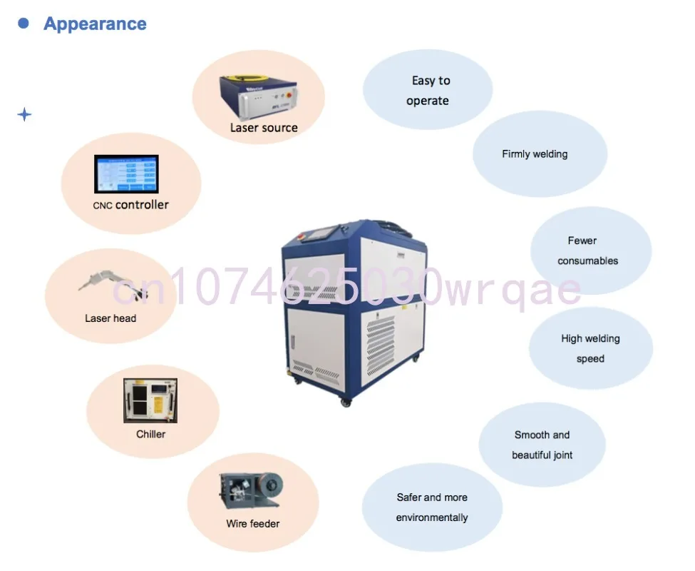 Saldatrice Laser a fibra portatile 3 in 1 1500W 2000W 3000W saldatrice Laser portatile in metallo in vendita