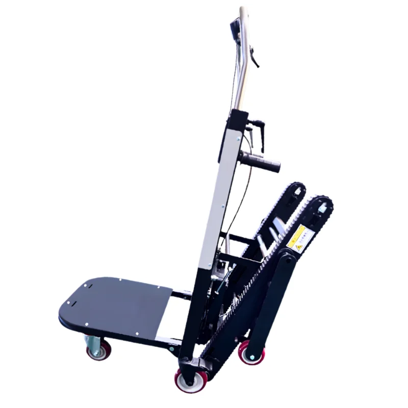 

Electric Steel Foldable Dolly Stair Climbing Trolley Portable Platform Storage 500kg Load Hand Truck Crawler Cart