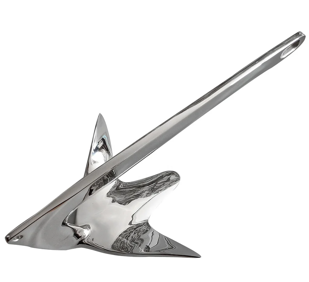 Customized Weight Marine Hardware AISI316 Stainless Steel Bruce Boat Anchor Mirror Polished Manufacturers