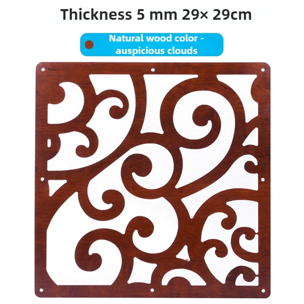 29x29cm 5Pcs Modern Minimalist Hanging Hollow-out Partition Screen for Living Room Bedroom Dining Room Portable Foldable