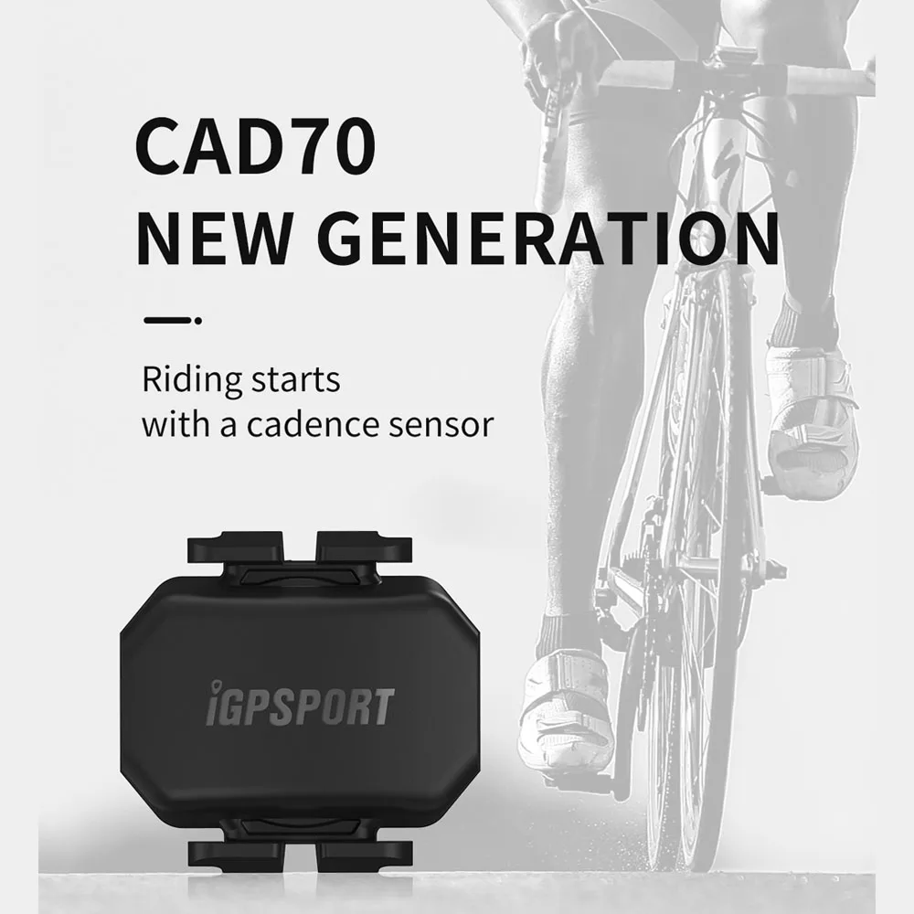 iGPSPORT Cadence Sensor Speed Sensor Cycling Accessories CAD70 SPD70 BLE5.0 ANT+ Bicycle Speedometer Sensor for Bike Computer