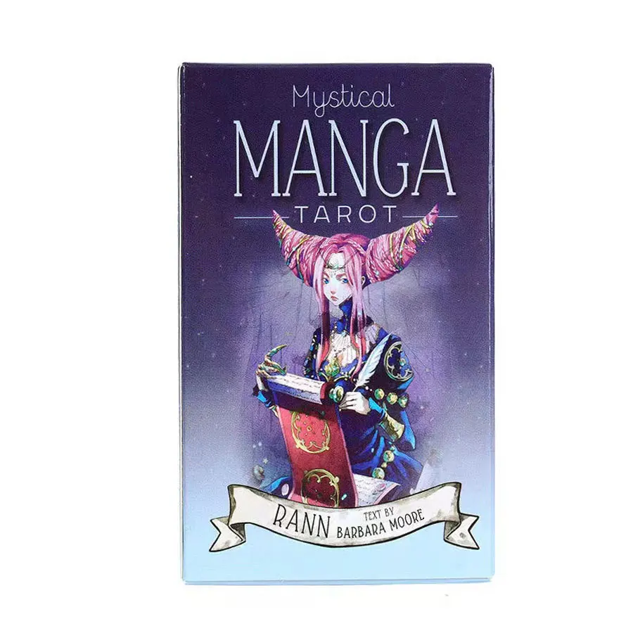 Mystical Manga Tarot Family Party Entertainment Game Cards, Fortune Telling Board Game Cards