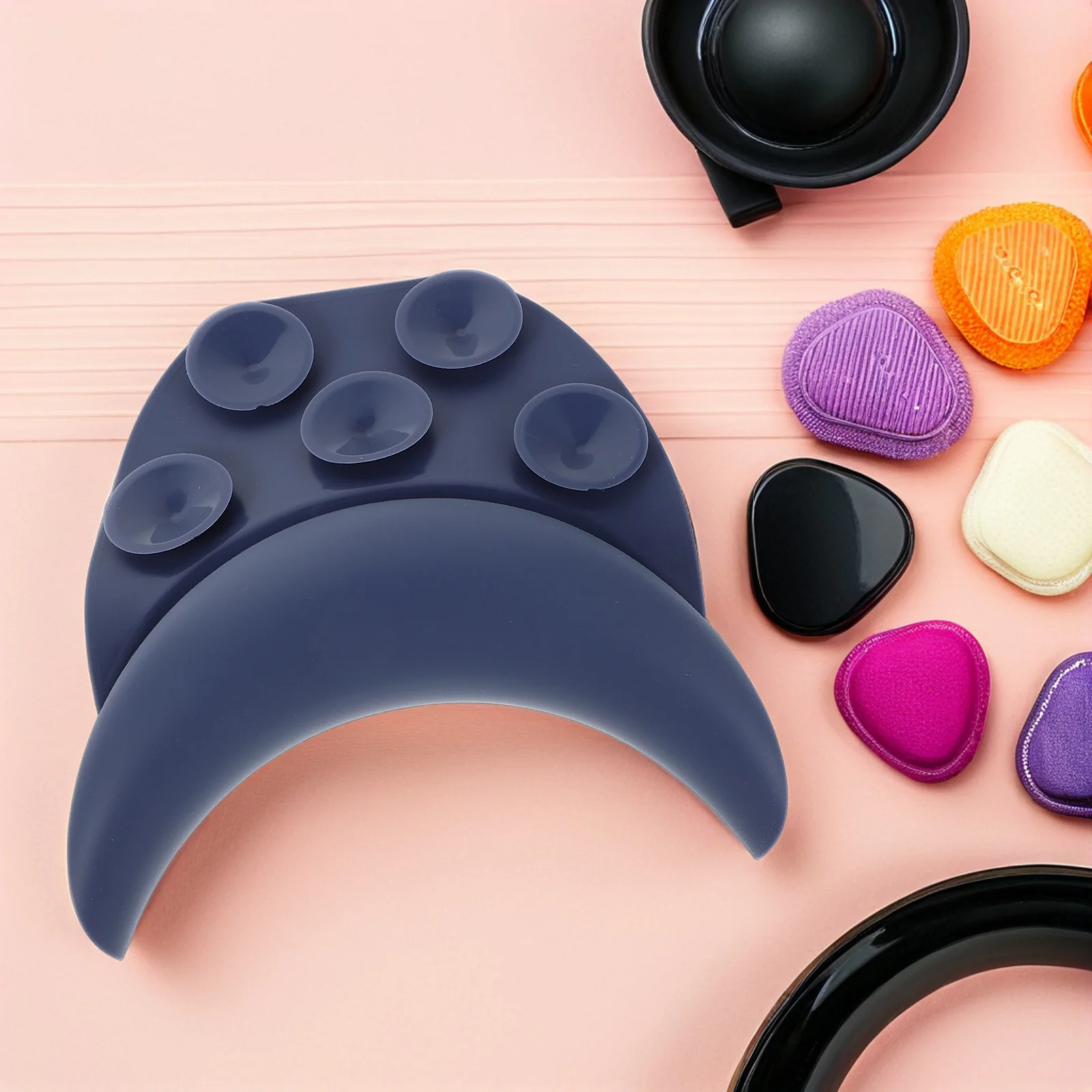 Cuenco de champú para reposacabezas, cojín de silicona impermeable para lavado de cabello, soporte ergonómico para el cuello del fregadero del salón, almohada para lavabo de peluquería y Spa