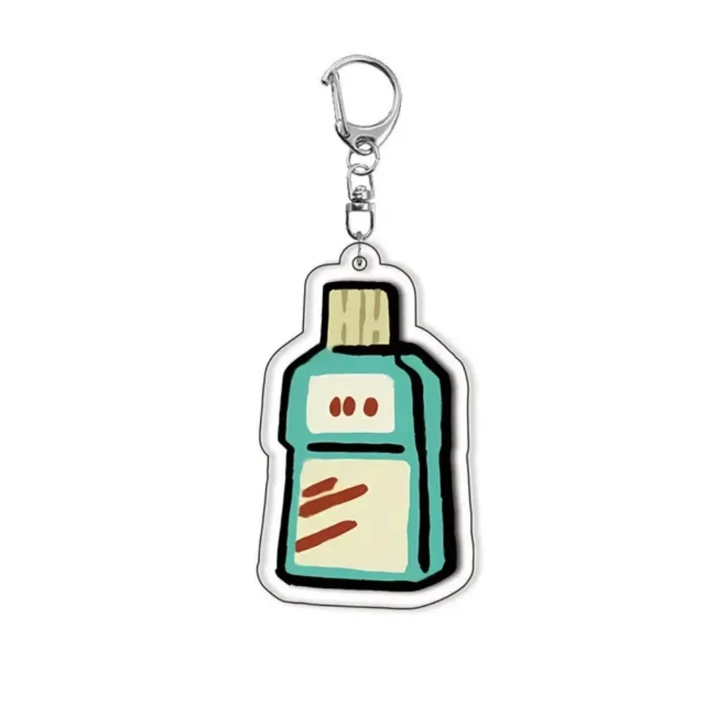 Horror Game Mouthwashing Keychain Anime Characters Jimmy Curly