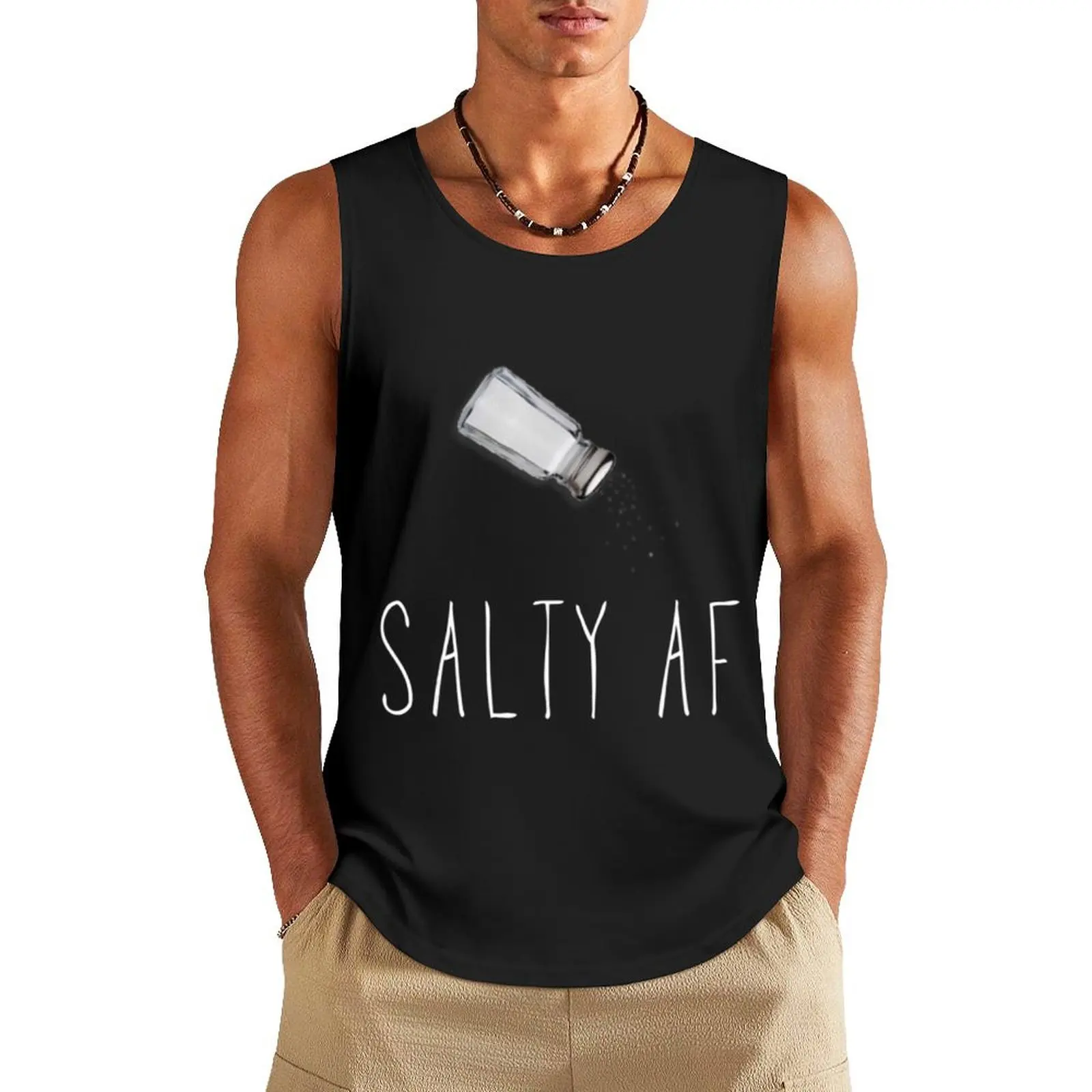 Salty Af Salty As Fck Mens Womens Adult Funny Tank Top clothes for men basketball