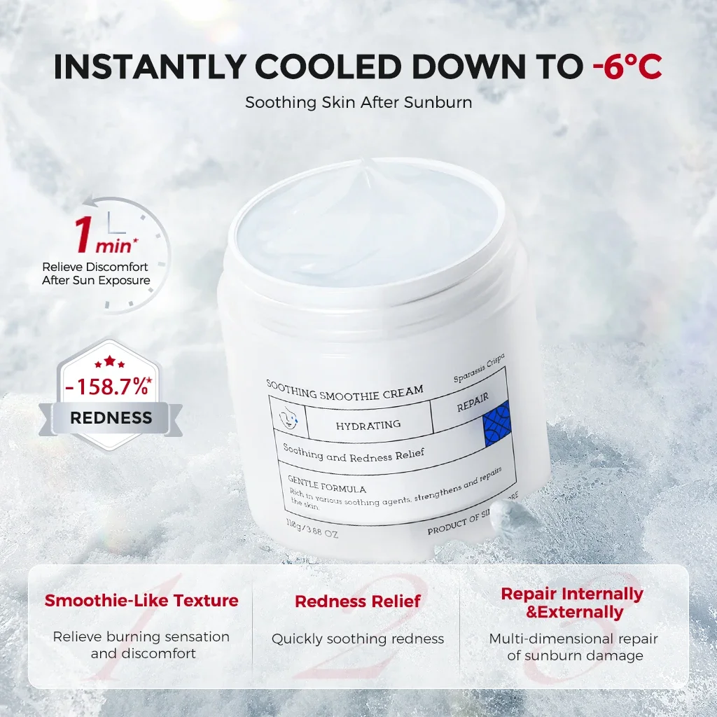 ครีมเจลหลังออกแดด |   มอยส์เจอร์ไรเซอร์ที่ให้ความชุ่มชื้นและปลอบประโลมผิว พร้อมโปรไบโอติก เซราไมด์ และการดูแลควบคุมความมัน