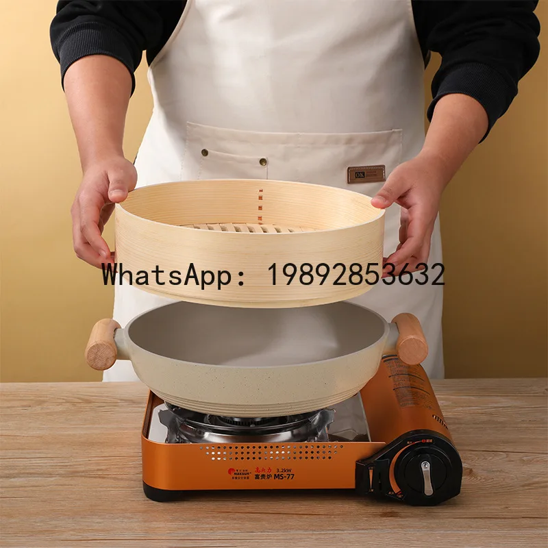 Household Double-layer Aluminum Alloy Steamer Commercial Multifunctional Universal Cooking Drawer Multifunctional
