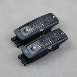 3B0947291 2Pcs Black Rear Reading Map Dome Light Ceiling Lamp For VW Golf Passat 1998-2005 Beetle 1999-2010 Bora Superb Leon