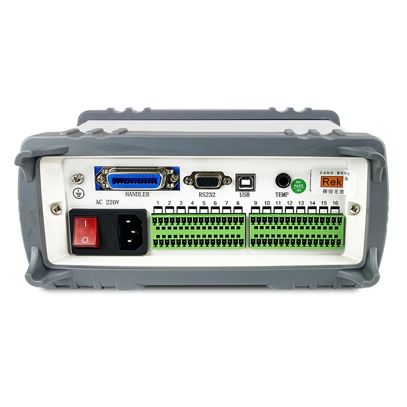 RK2518-4 Multi channel DC low resistance tester 10uΩ-200KΩ Maximum test current 500mA Four terminal testing with RS232