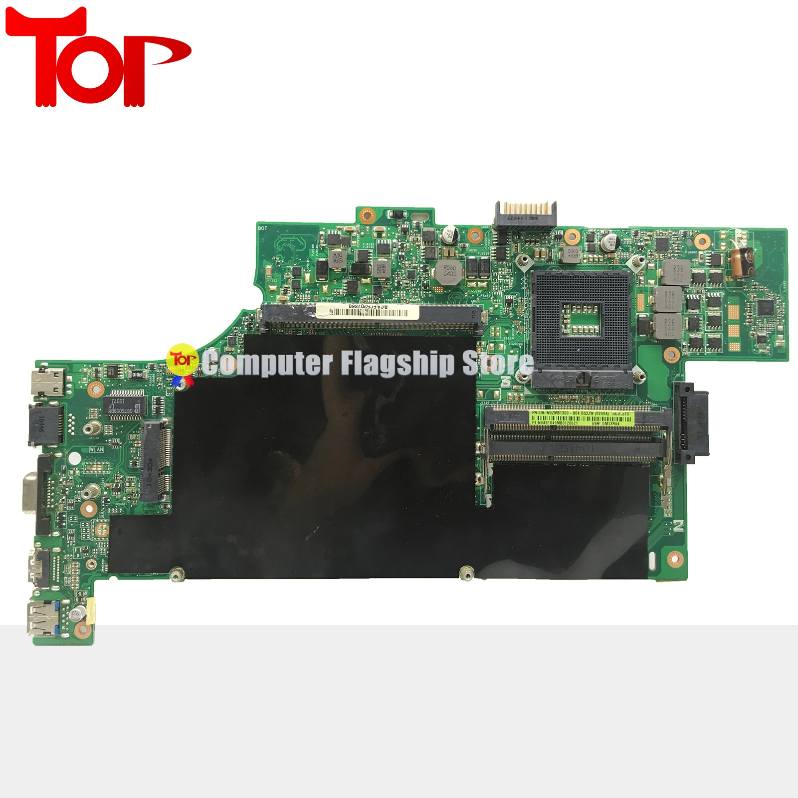 KEFU G53JW Laptop Motherboard For ASUS G53JW G53J HM55 2 Memory Slots 4 Memory Slots INTEL Mainboard 100% TEST Working