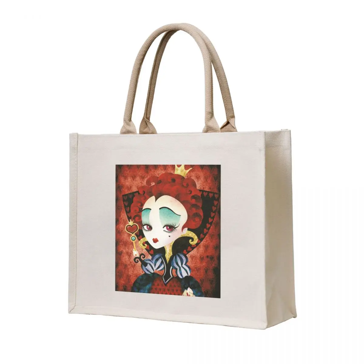 

Queen of Hearts Tote Bag tote men's the canvas