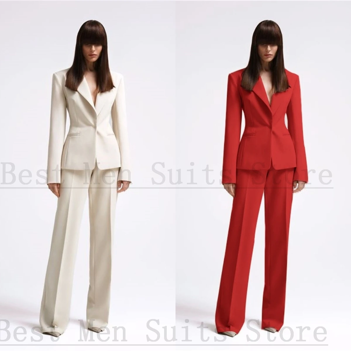 Designer Women Suits Set 2 Pieces Blazer+Pants Formal Office Lady Business Jacket Prom Dress Coat Custom Made Женский костюм