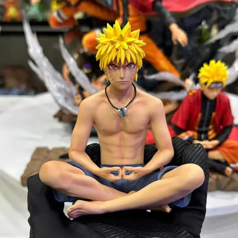 

Аниме-фигурка в позе для медитации, статуэтка из ПВХ, изысканная коллекционная модель, идеальные игрушки и подарки для детей и коллекционеров.