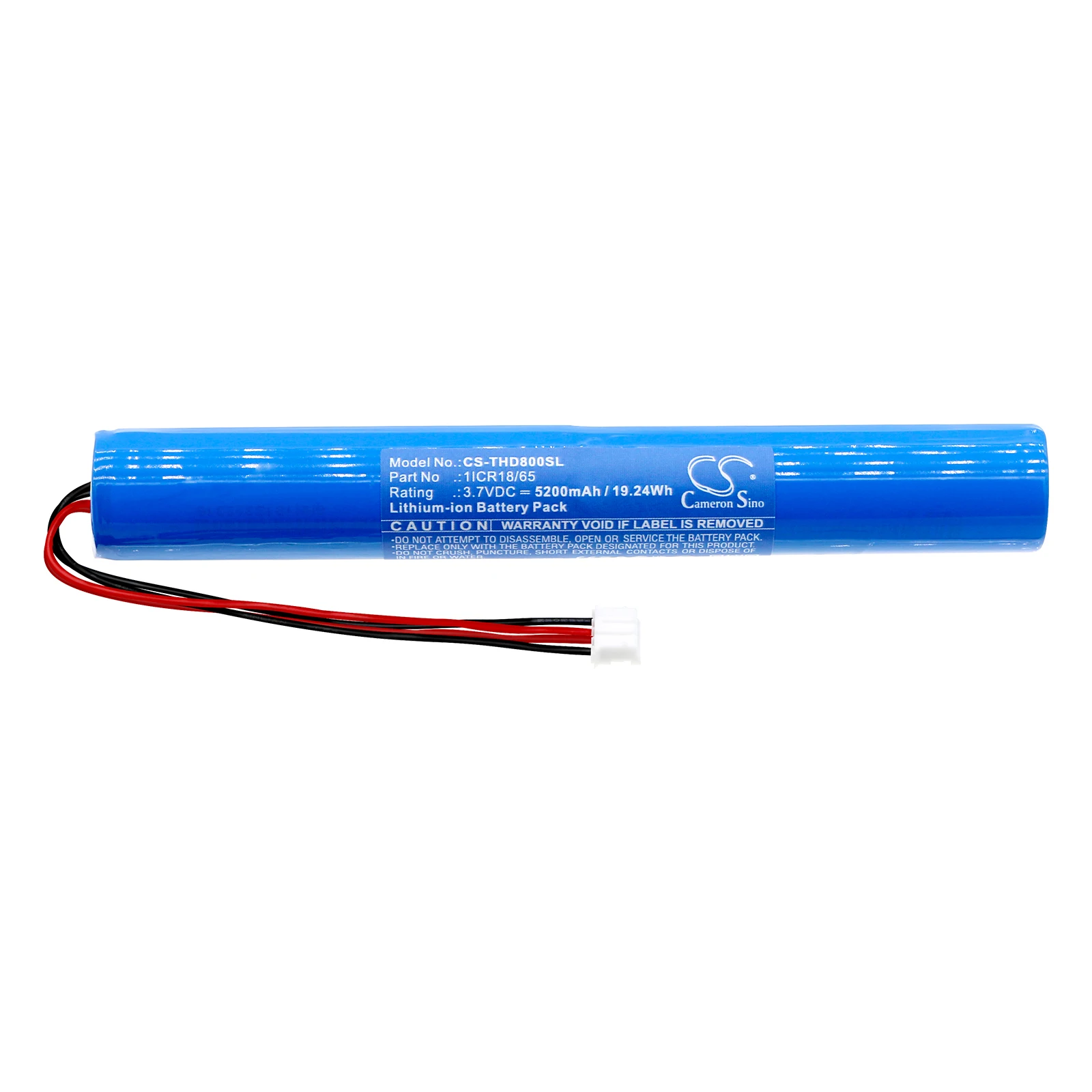 Сменные аккумуляторы CS для Tecsun HD80 1ICR18/65 5200 мАч / 19,24 Втч динамик