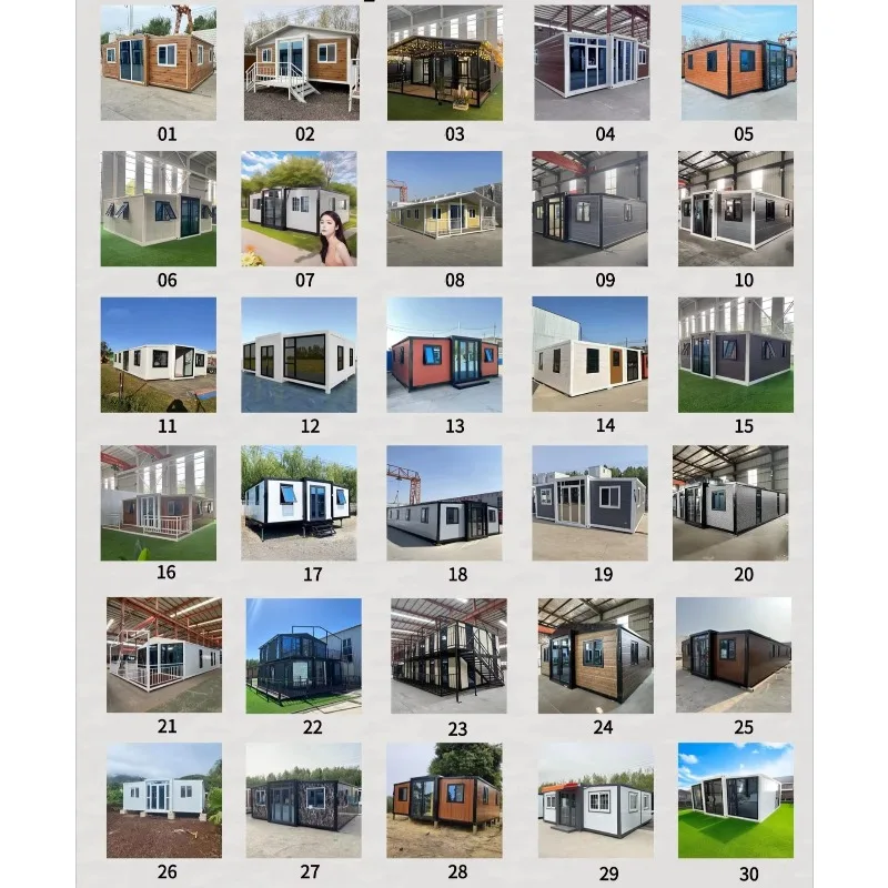 منازل حاويات قابلة للتوسيع مخصصة رائجة البيع مناسبة للفنادق السكنية ومنازل الحاويات الجاهزة