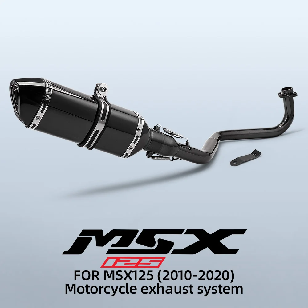 For MSX125 2010-2020 Full Motorcycle Escape Headers Tube Slip on Line Muffler with DB Killer