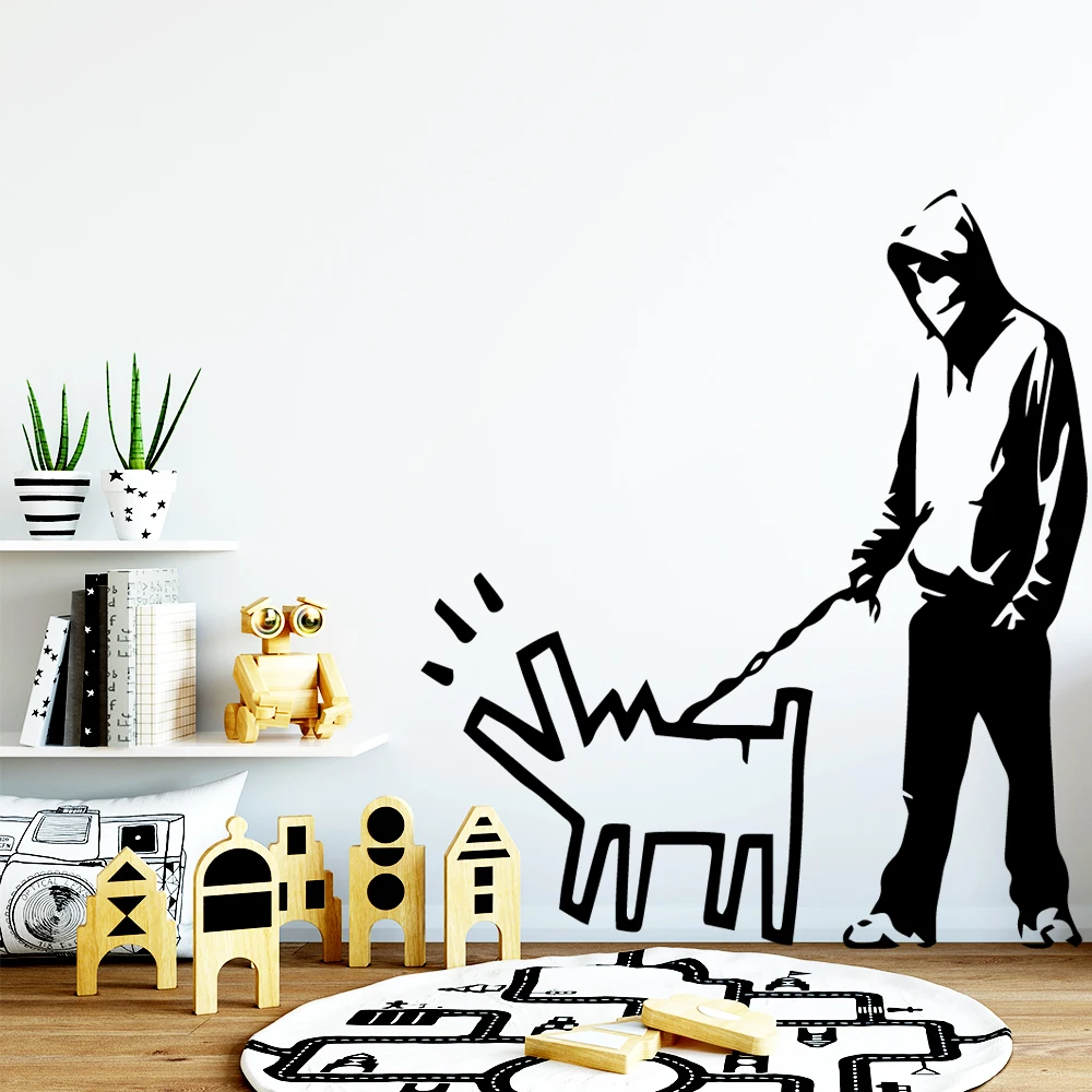 

Hip Hop Street Art Wall Stickers Modern Abstract Wall Graffiti Teens Home Bedroom Outdoor Decor Vinyl Wall Decals Unique Gifts