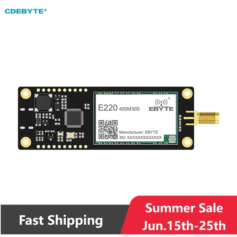 

LoRa Offline Test Kit OLED Screen RF Transceiver CDEBYTE E220-400MBH-SC Soldered with Module E220-400M30S Test Board Long Range