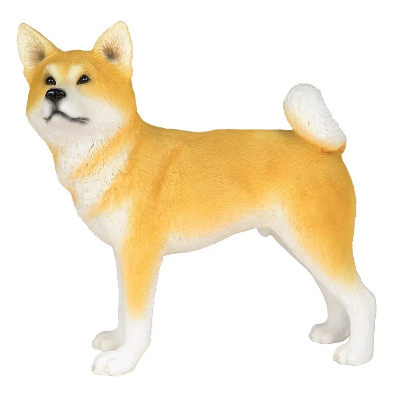 

Akita Dog Simulation Dog Model Figure Car Ornament Crafts Shiba Inu Soldiers Peripheral