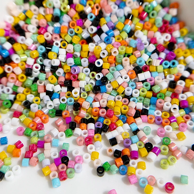 New DB Beads 1.3x1.6mm 2000pcs 11/0 Opaque Oil Painting Color Japanese Glass Loose Beads for Jewelry Making DIY Sewing Weave