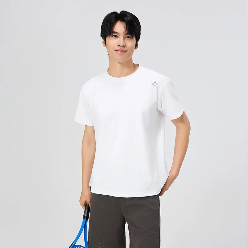 New Summer Quick Dry Cool Short Sleeve Couple T Shirts Sun Protection Breathable Antibacterial Gym Fitness Men Women Base Top