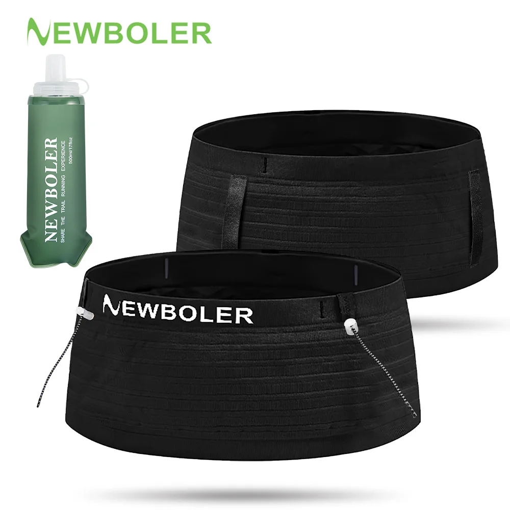 NEWBOLER Sports Waist Bag Elastic Lightweight Running Race Pack Number Belt For Triathlon Marathon Cycling Mountaineering Bag