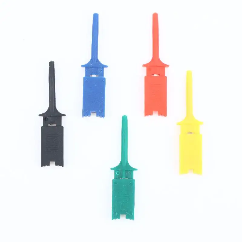10Pcs SMD IC Test Hook Clips Stable Connection PCB Probe Grabbers for Electronic Product Quality Testing
