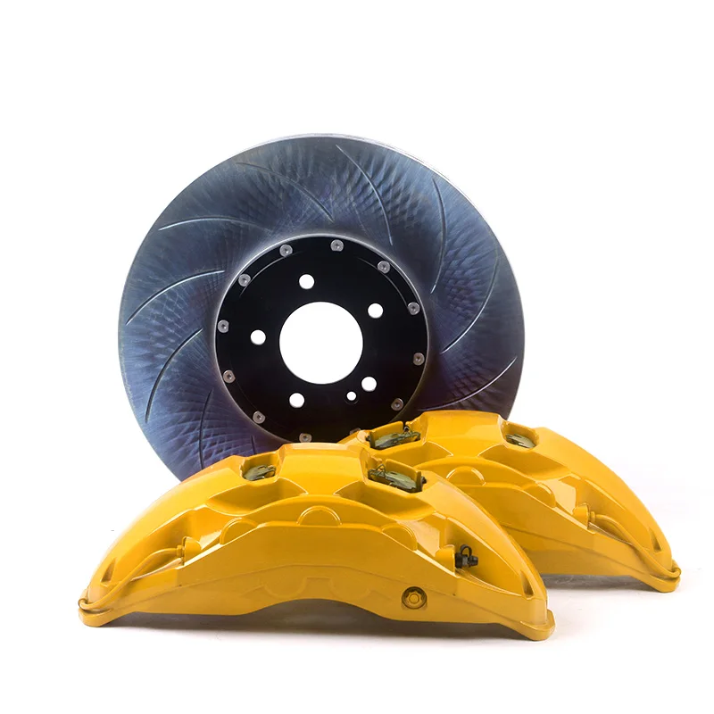 طقم فرامل كبيرة 10N 6 مكبس لعجلات 21 بوصة 410 420 مم طبق مرسيدس بنز فئة C فئة E