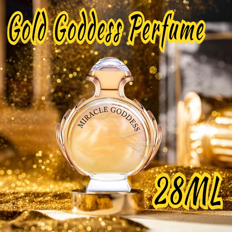 Goddess Gold Reverse Perfume Fragrance Lasting Fresh Light Orchid Fragrance and Ebony Fragrance 28ML