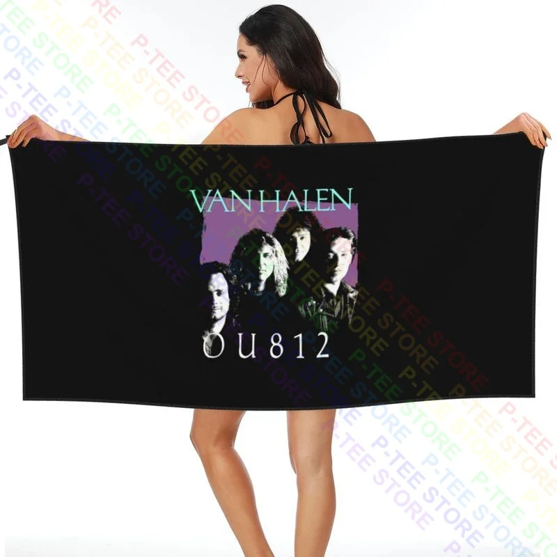 Van Halen Ou812 Tour 1988 Quick dry Towel Surf Lightweight Beach Blanket