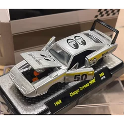 Diecast 1:64 Scale Charger Daytona HEMI Alloy Vehicle Model Finished Simulation Collection Decoration Gift Toys Display