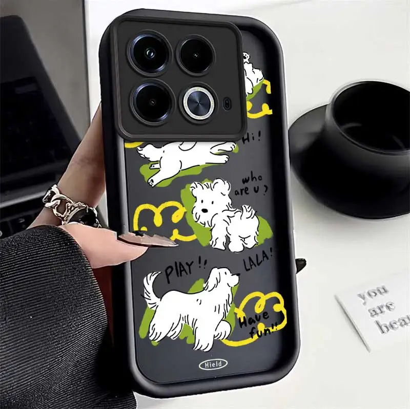 Note40 Joyful Pets Sky Eye Ladder Phone Case For Infinix Note 40Pro 30 30Pro 30VIP 12 12Pro Smart 8 7 6 Zero 30  Cover