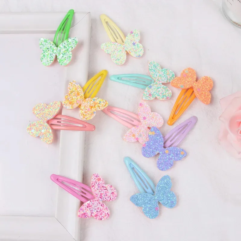 

10pcs Star Star Hair Clips Cute Children Girls Hairpins Candy Colors Glitter Star Hairclips Kids Barrettes Hair Accessories