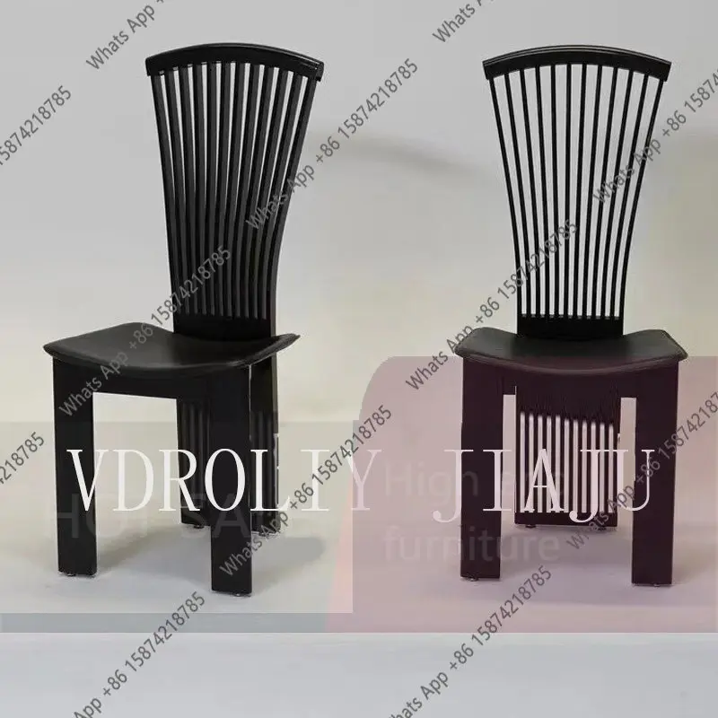 jijk Zx Second-hand Chairs, Minimalist Modern Wabi-sabi Style, Creative Special-shaped Backrests, Dining Chairs, Lounge Chairs