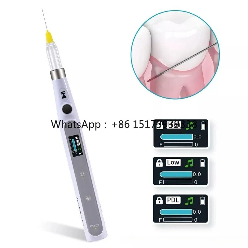 Wireless Dental Painless Electronic Local Pen with Music LCD