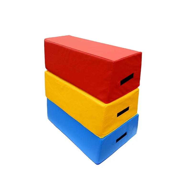 Gym Gymnastic Training Sport 3 Sections Soft Foam Traditional Vauting Box