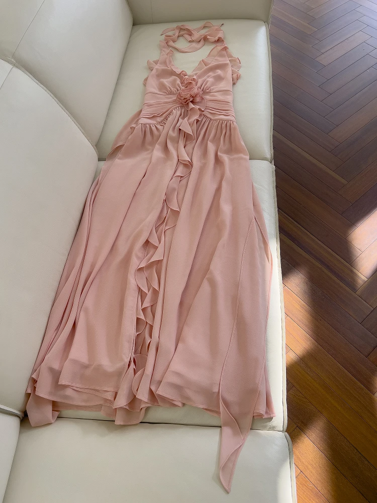 Riviera française Ele Bal Haut de gamme Dr Sexy Rose Long Dr Pure Desire Vaion Dr Suspendu Ne Design Bal D...
