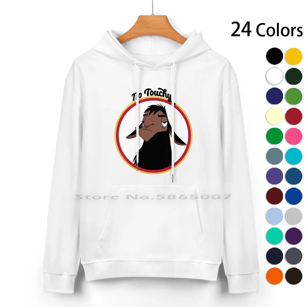 Kuzco No Touchy Sad Llama Emperor's New Groove Emperor David Spade Back Off No Touch Funny Gift Pure Cotton Hoodie Sweater 24