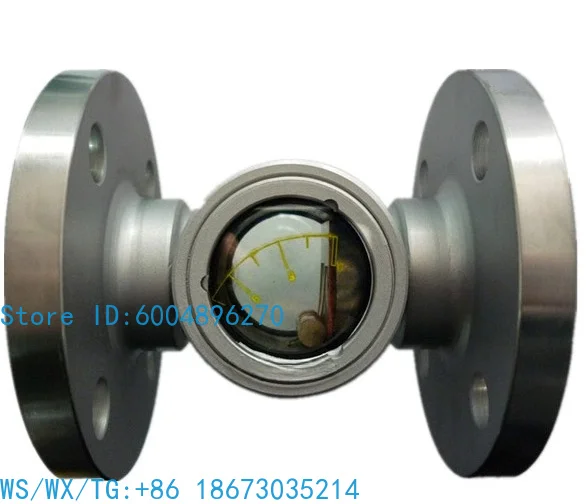 Stainless steel baffle sight glass with graduated flap water flow indicator, window SJ-ZT-205