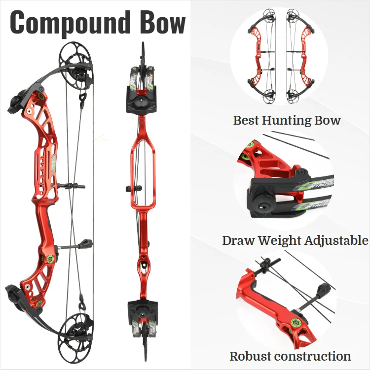Compound Bow with Arrow Set 40-75lbs 29