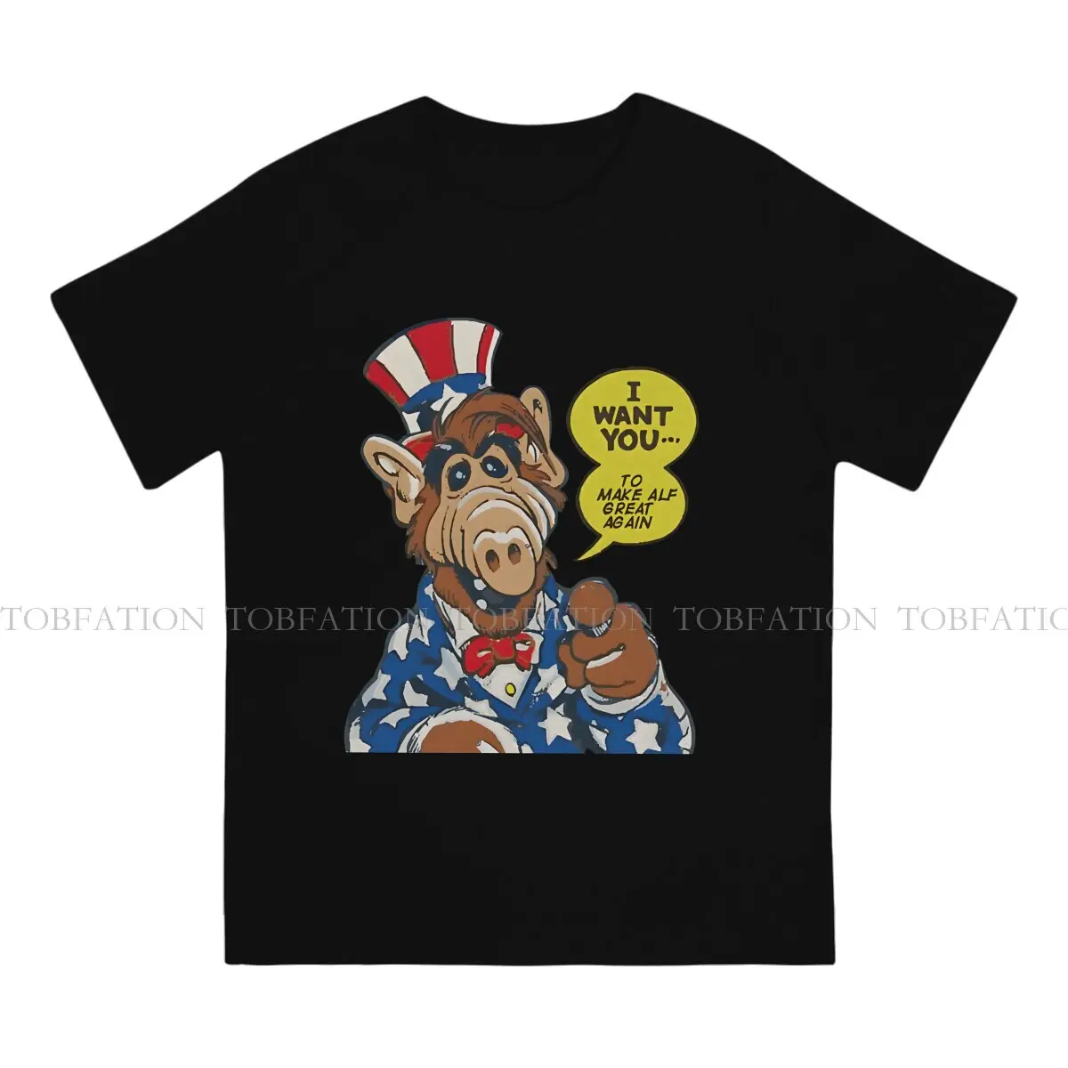 I Want You To Make Alf Great Again Unique TShirt ALF The Animated Series Hip Hop Gift Clothes  T Shirt Short Sleeve Hot Sale