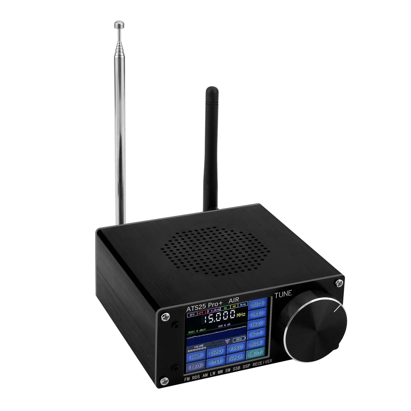 ATS25 Pro + FM SW SSB MW LW AIR SDR استقبال الطيران الفرقة استقبال يدعم BT Wifi