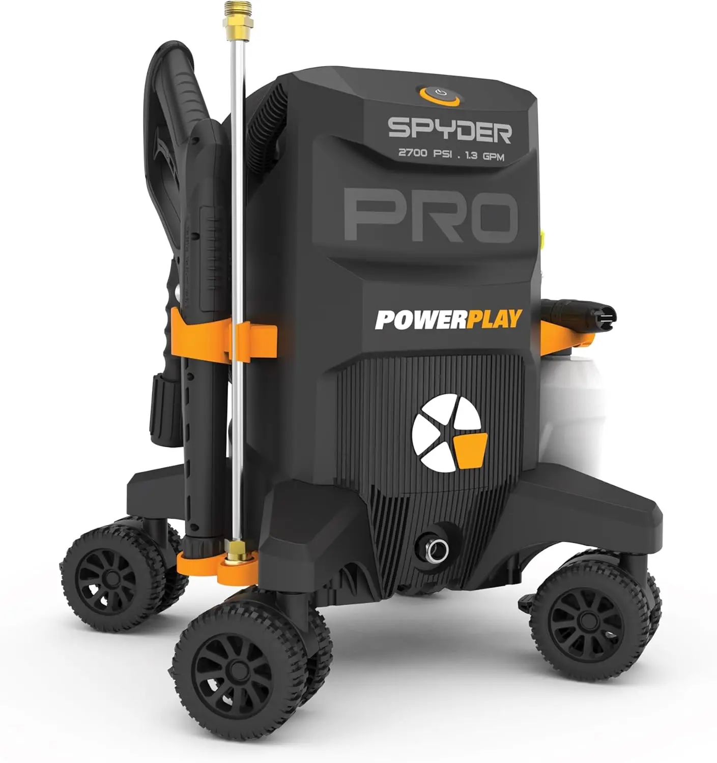 

Spyder PRO Electric Pressure Washer SPY2700XP - 2700 Max PSI, 1.3 GPM | 1000ml High Pressure Foam Cannon Included for Powerwash
