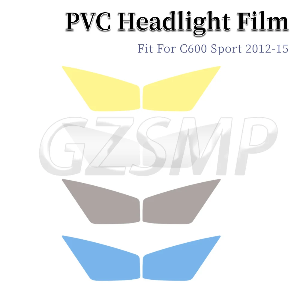 Fit for C600 SPORT 2012 2013 2014 2015 Motorcycle Headlight Guard Sticker Transparent Anti Scratch Protection Film Decal