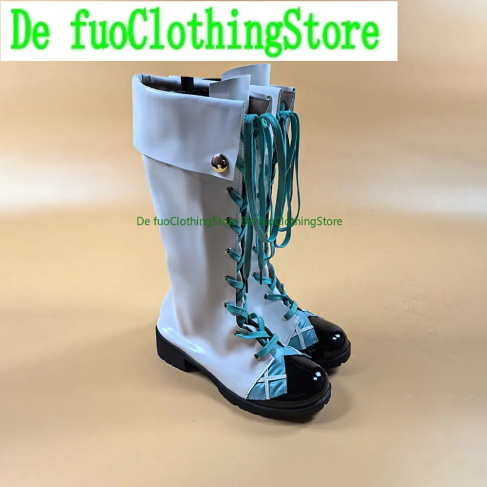 Buty do cosplayu DefuoClothing Girl Detective Ver, botki anime, buty do gier anime, buty i botki do odgrywania ról, na Halloween.
