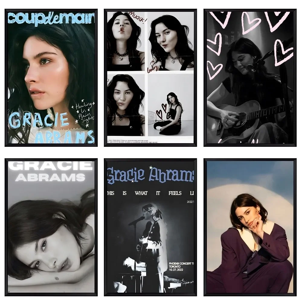 سرنا جرايسي أبرامز لا مؤطرة ملصق كرافت نادي بار ورقة خمر ملصق جدار الفن اللوحة غرفة نوم دراسة ملصقات #1