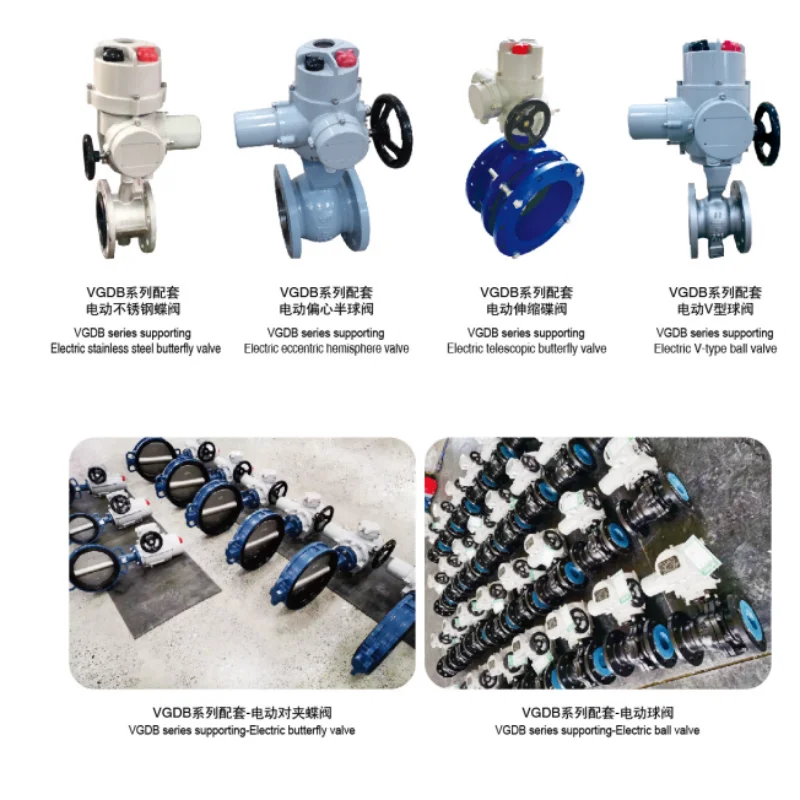 Partial Rotation Actuator Intelligent Regulation Type AC 380V Electric Motorized Electric Actuator