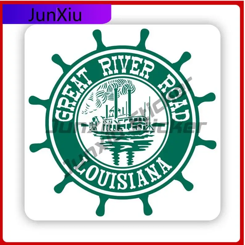 

Louisiana Great River Road Highway Sign Sticker Uv Protected Decalsroute Mississippi River Car Sticker Vinyl Decal Waterproof